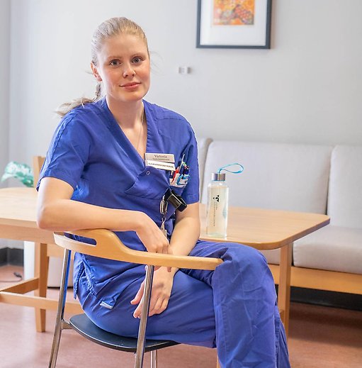 Sjukvårdsbiträde Victoria Qvarnström